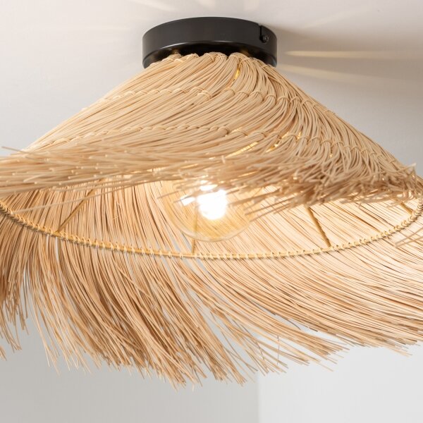 Brilagi - LED Přisazený lustr CERIA BOHO 1xE27/40W/230V pr. 70 cm ratan