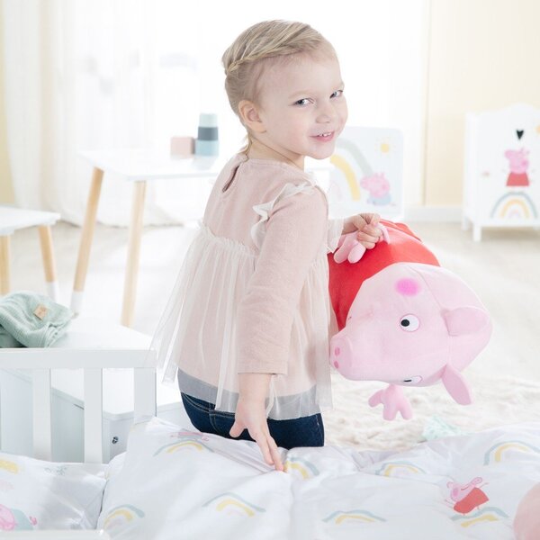 Bavlněné dětské povlečení do postýlky 100x135 cm Peppa Pig – Roba