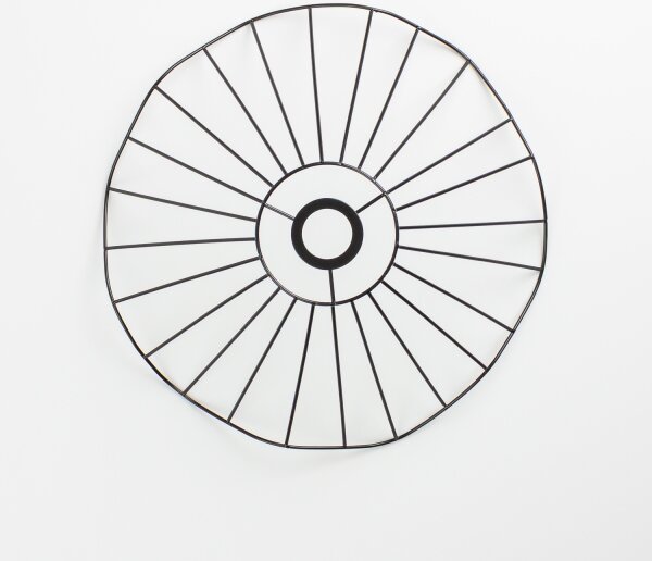 Brilagi - LED Lustr na lanku CERIA WIRE 1xE27/40W/230V pr. 40 cm černá