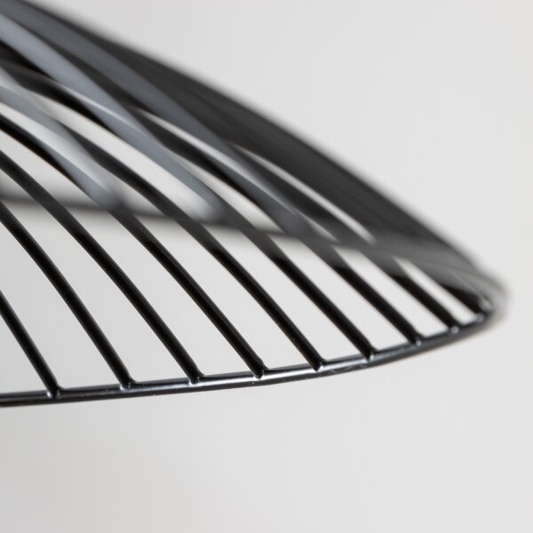 Brilagi - LED Lustr na lanku CERIA WIRE 1xE27/40W/230V pr. 26 cm černá
