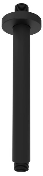 Sapho Sprchové stropní ramínko, kulaté, 200mm, černá mat