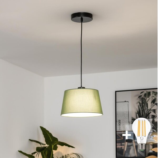 Brilagi - LED Lustr na lanku CERIA 1xE27/40W/230V pr. 25 cm zelená