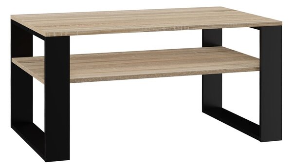 Moderní konferenční stolek 1P dub sonoma/černý
