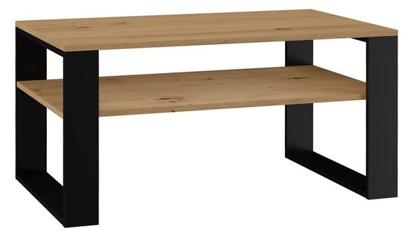 Konferenční stolek MODERN 1P Dub artisan + černá