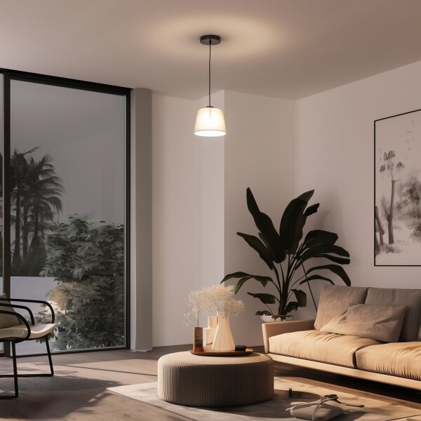 Brilagi - LED Lustr na lanku CERIA 1xE27/40W/230V pr. 20,5 cm šedá