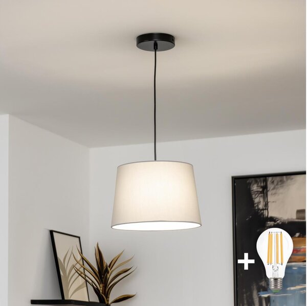 Brilagi - LED Lustr na lanku CERIA 1xE27/40W/230V pr. 30 cm šedá