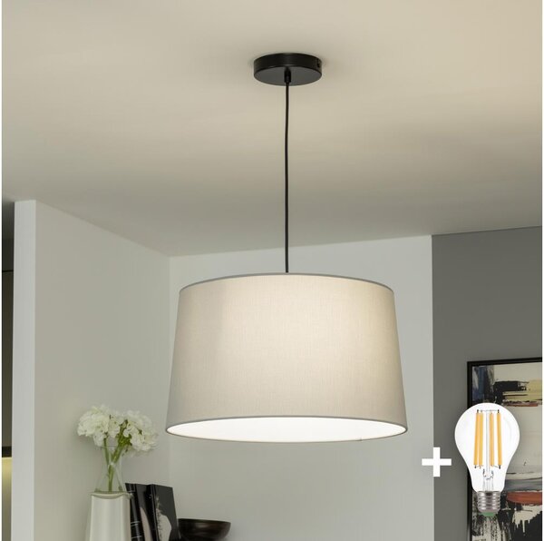 Brilagi - LED Lustr na lanku CERIA 1xE27/40W/230V pr. 45 cm šedá