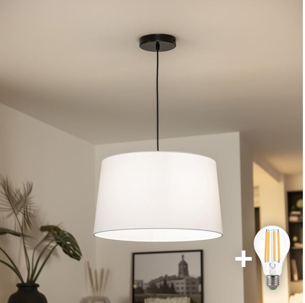 Brilagi - LED Lustr na lanku CERIA 1xE27/40W/230V pr. 45 cm bílá