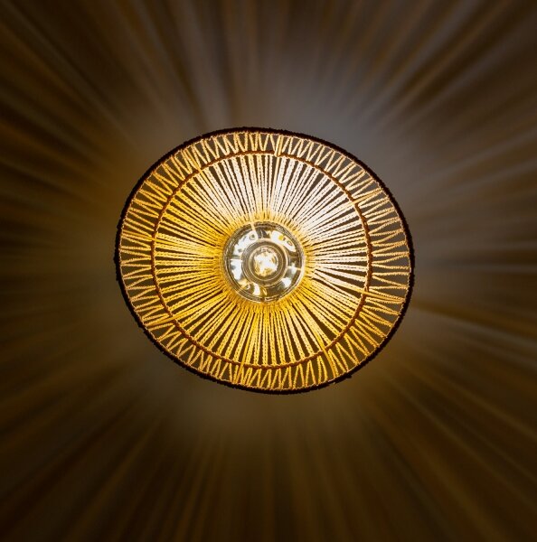 Brilagi - LED Lustr na lanku CERIA BOHO 1xE27/40W/230V pr. 30 cm hnědá