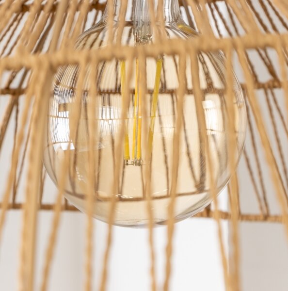 Brilagi - LED Lustr na lanku CERIA BOHO 1xE27/40W/230V pr. 70 cm hnědá