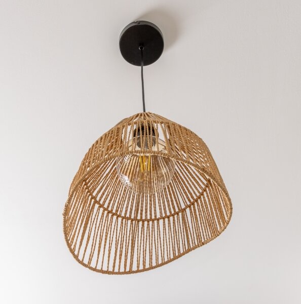 Brilagi - LED Lustr na lanku CERIA BOHO 1xE27/40W/230V pr. 30 cm hnědá