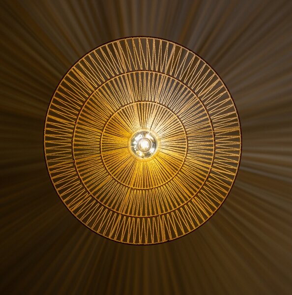 Brilagi - LED Lustr na lanku CERIA BOHO 1xE27/40W/230V pr. 70 cm hnědá