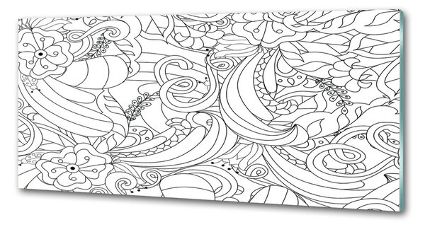 Skleněný panel do kuchynské linky Ornamenty pksh-100711977
