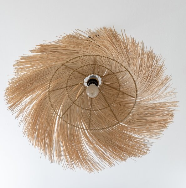 Brilagi - LED Lustr na lanku CERIA BOHO 1xE27/40W/230V pr. 70 cm ratan