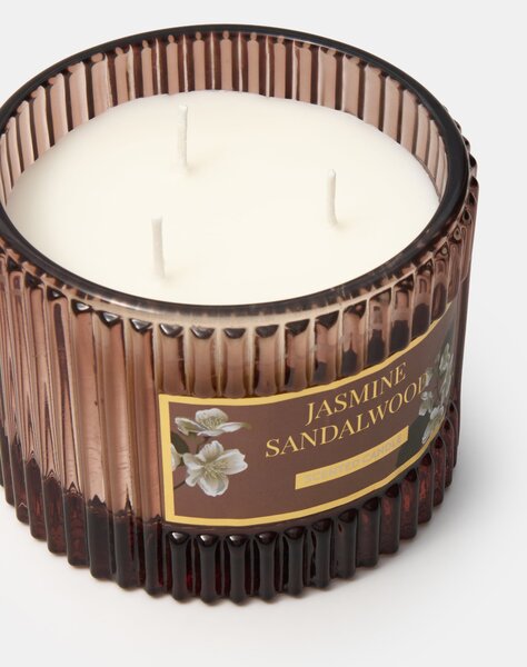 Sinsay - Vonná svíčka Jasmine Sandalwood - hnědá