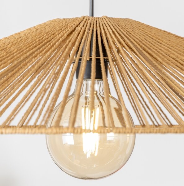 Brilagi - LED Lustr na lanku CERIA BOHO 1xE27/40W/230V pr. 90 cm hnědá