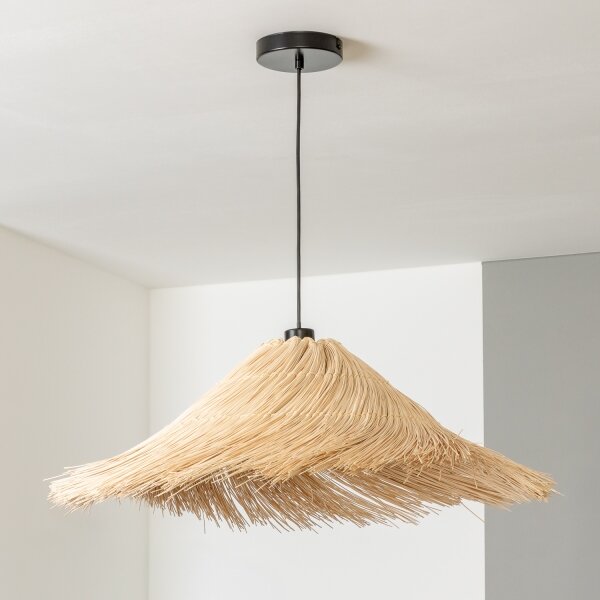 Brilagi - LED Lustr na lanku CERIA BOHO 1xE27/40W/230V pr. 70 cm ratan