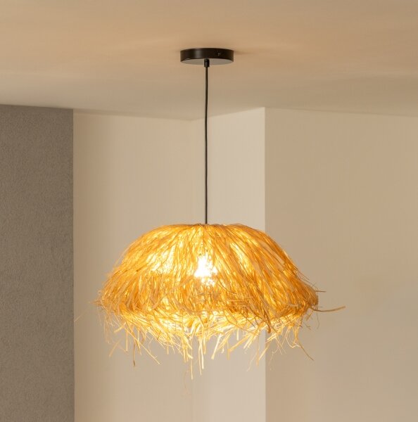 Brilagi - LED Lustr na lanku CERIA BOHO 1xE27/40W/230V pr. 40 cm rafie