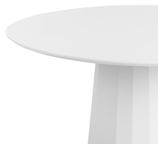 Jídelní stůl PLATO Bílá 100 cm 100 cm Kov