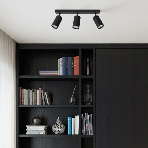 Brilagi - Bodové svítidlo SELE MODERN 3xGU10/30W/230V černá