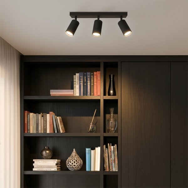 Brilagi - Bodové svítidlo SELE MODERN 3xGU10/30W/230V černá