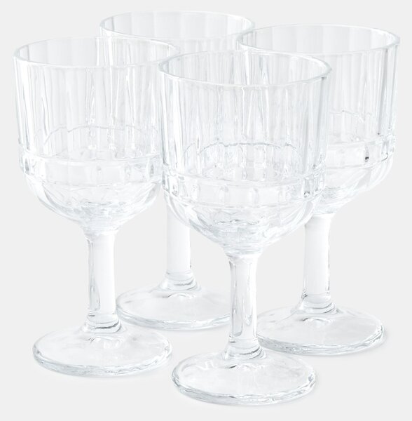Sinsay - Rýhované skleničky 4 ks - clear