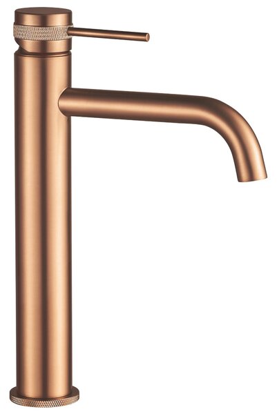 Rea Lungo Grip, vysoká umyvadlová baterie h-280, měděná matná, REA-B6896