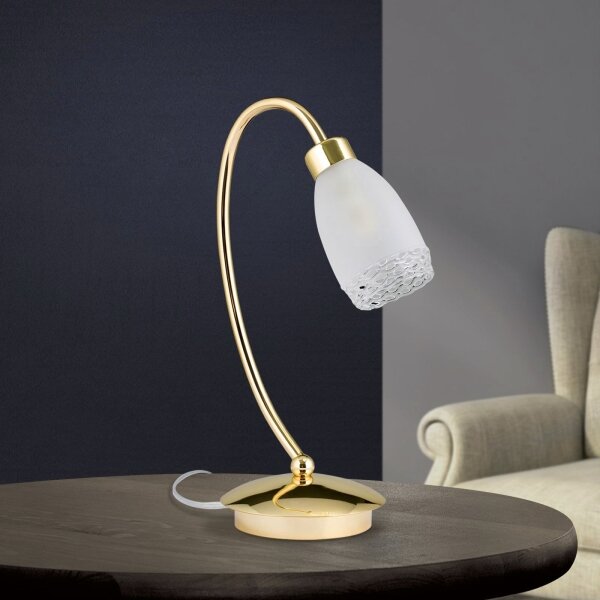 Orion - Stolní lampa CARLA 1xG9/28W/230V zlatá