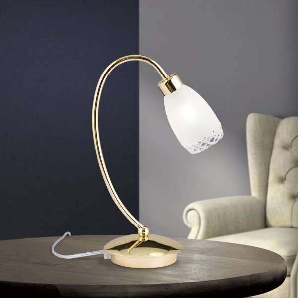 Orion - Stolní lampa CARLA 1xG9/28W/230V zlatá