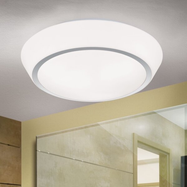 Orion - Koupelnové stropní svítidlo TENA 3xE27/60W/230V pr. 38 cm IP44 bílá