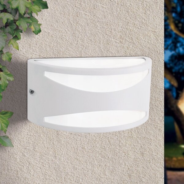 Orion - Venkovní nástěnné svítidlo SHELL 1xE27/40W/230V IP54 bílá
