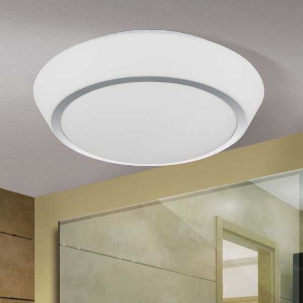 Orion - Koupelnové stropní svítidlo TENA 3xE27/60W/230V pr. 38 cm IP44 bílá
