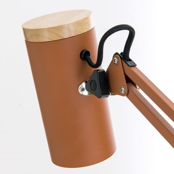 Orion - Stolní lampa s klipem GILI 1xE27/40W/230V cihlová