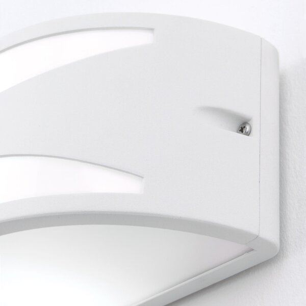 Orion - Venkovní nástěnné svítidlo SHELL 1xE27/40W/230V IP54 bílá