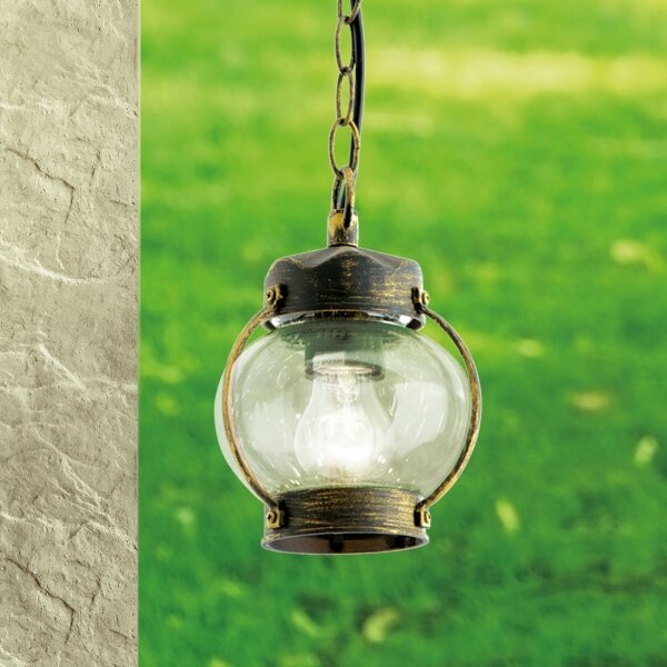 Orion - Venkovní závěsné svítidlo TAVERNA 1xE27/60W/230V IP23 bronz/patina