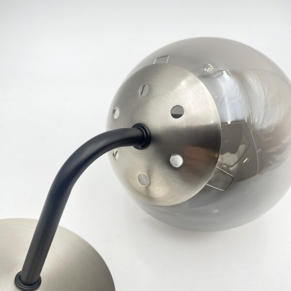 Brilagi - Nástěnná lampa MALIVA 1xE14/15W/230V matný chrom/kouřová