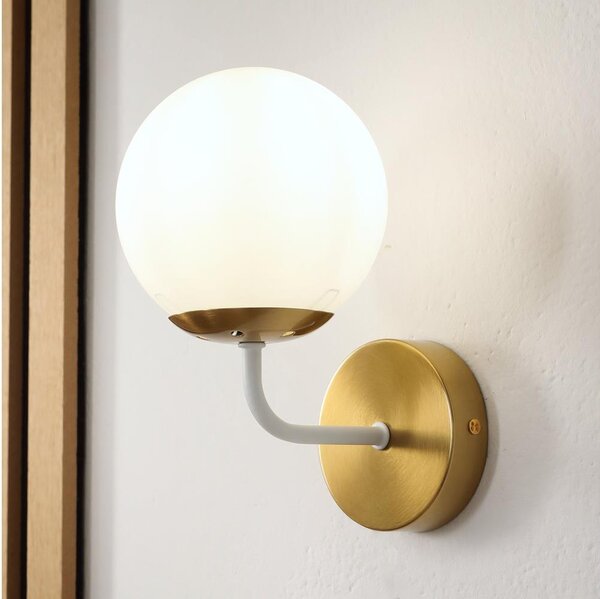 Brilagi - Nástěnná lampa MALIVA 1xE14/15W/230V zlatá/bílá