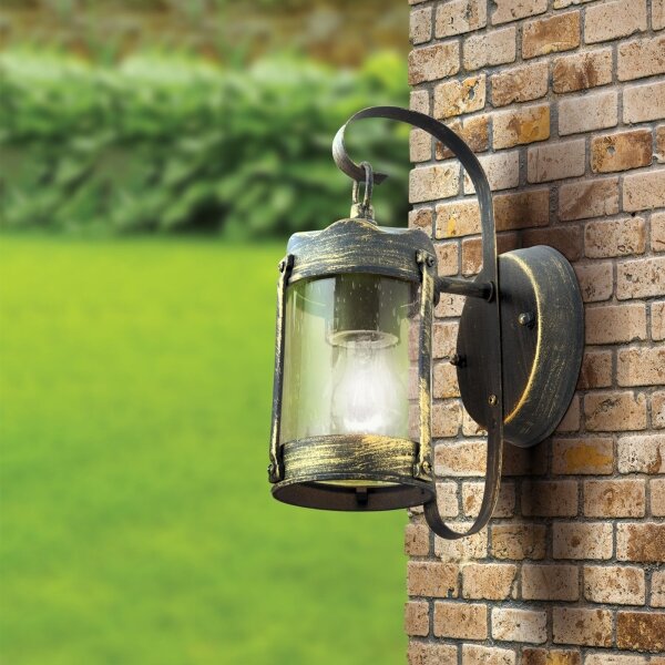 Orion - Venkovní nástěnná lampa TAVERNA 1xE27/60W/230V IP23 bronz/patina