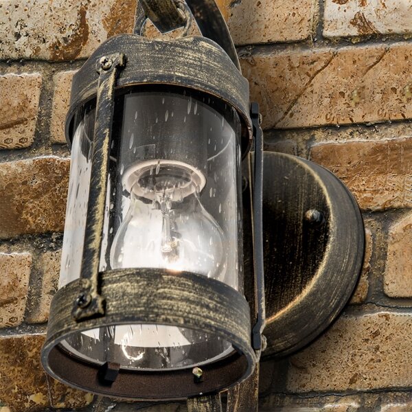 Orion - Venkovní nástěnná lampa TAVERNA 1xE27/60W/230V IP23 bronz/patina