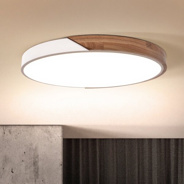 Brilagi - LED Stmívat. svítidlo PILANA LED/60W/230V dub/bílá pr. 60 cm + DO