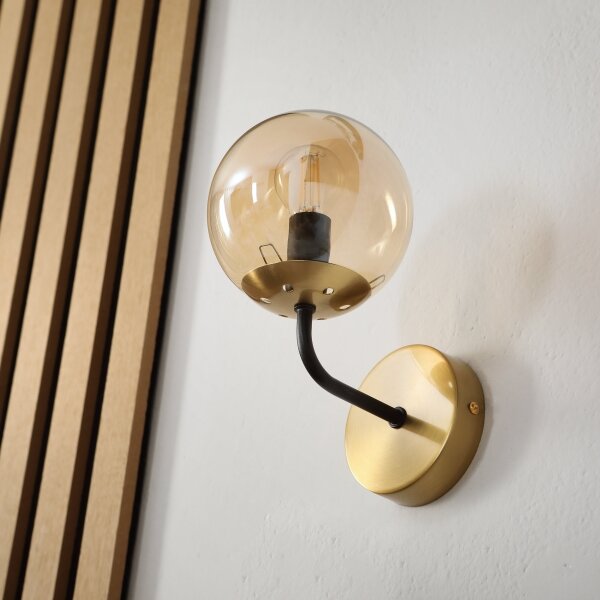 Brilagi - Nástěnná lampa MALIVA 1xE14/15W/230V zlatá