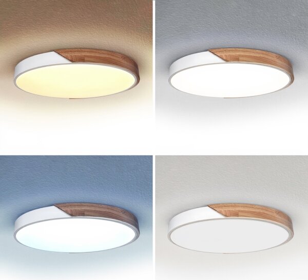 Brilagi - LED Stmívat. svítidlo PILANA LED/60W/230V dub/bílá pr. 60 cm + DO