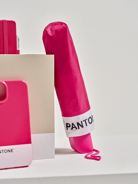 Sinsay - Deštník Pantone - sytě růžová