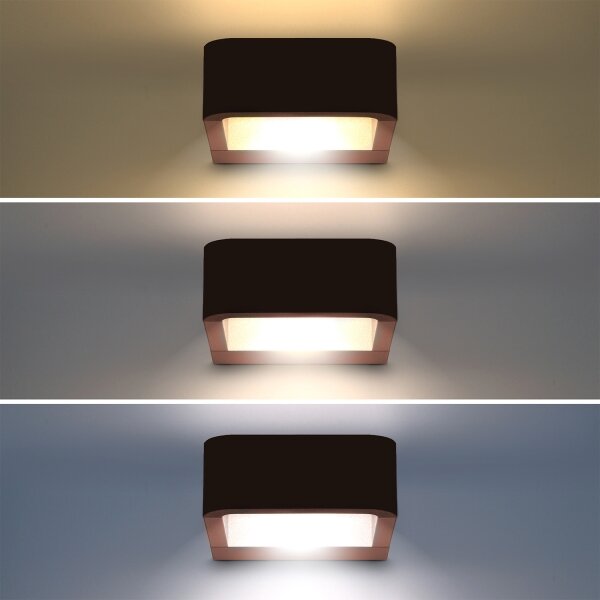 Brilagi - LED Venkovní svítidlo BARI LED/7W/230V 3000/4000/6000K hnědá IP54