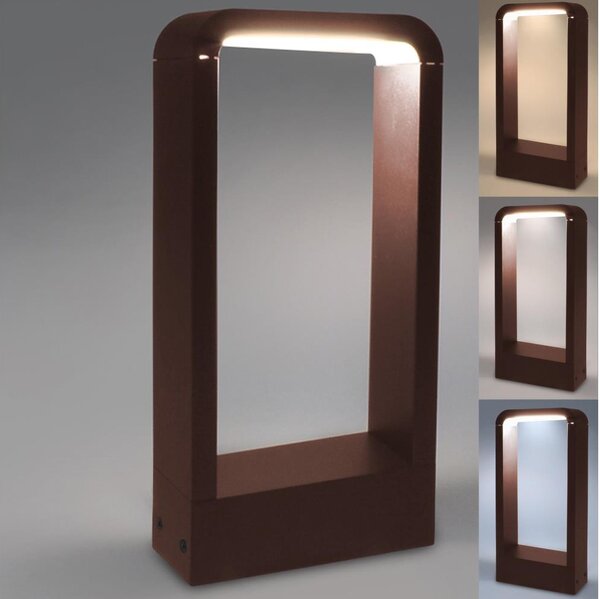 Brilagi - LED Venkovní lampa BARI LED/7W/230V 3000/4000/6000K hnědá IP54 30 cm