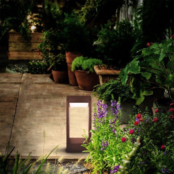 Brilagi - LED Venkovní lampa CROTONE LED/7W/230V hnědá IP54 30 cm