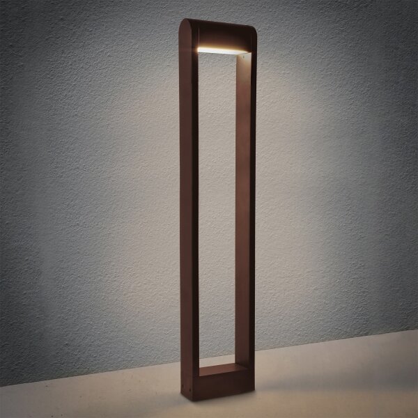 Brilagi - LED Venkovní lampa CROTONE LED/7W/230V hnědá IP54 80 cm