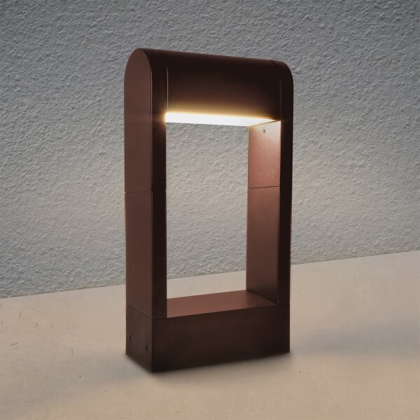 Brilagi - LED Venkovní lampa CROTONE LED/7W/230V hnědá IP54 30 cm