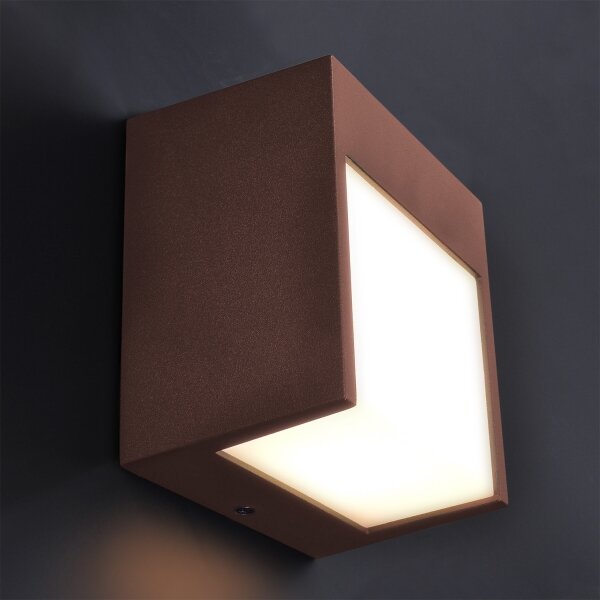 Brilagi - LED Venkovní nástěnné svítidlo TERNI LED/12W/230V hnědá IP44