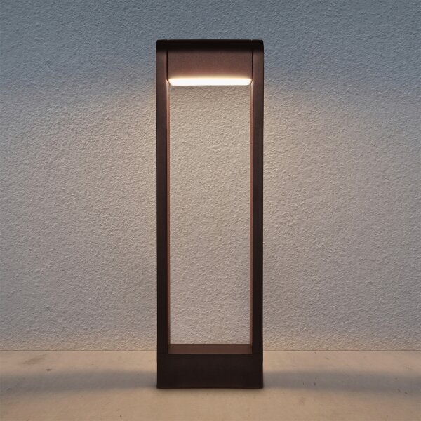Brilagi - LED Venkovní lampa CROTONE LED/7W/230V hnědá IP54 50 cm
